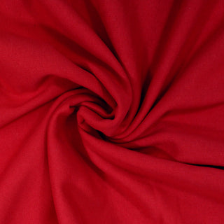 STRAWBERRY RED FLEECE-LINED JERSEY