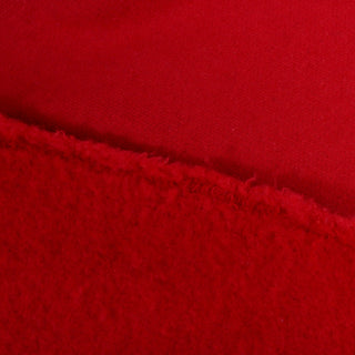 STRAWBERRY RED FLEECE-LINED JERSEY