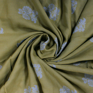 SAGE AND TURQUOISE DOUBLE SIDED FLORAL