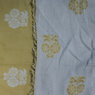 SAGE AND TURQUOISE DOUBLE SIDED FLORAL
