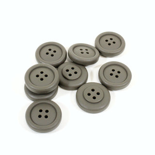 TAUPE PLASTIC BUTTONS (2 SIZES)