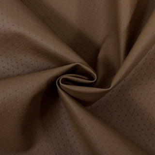 swirl of tan pleather embossed with diamond quilting-like pattern