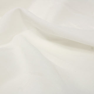 close-up of white rayon fabric