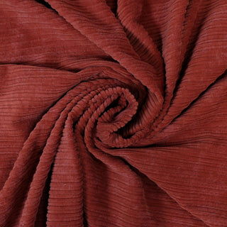 WIDE-WALE BURNT ORANGE CORDUROY