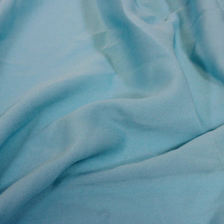 3 YARDS AQUA SILK STRETCH GEORGETTE