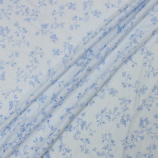 BABY BLUE FLORAL JERSEY