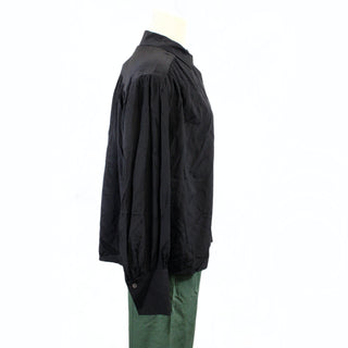 BLACK SILK BLOUSE