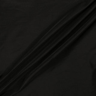 BLACK SILK DUCHESS SATIN