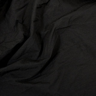 BLACK CRINKLE NYLON