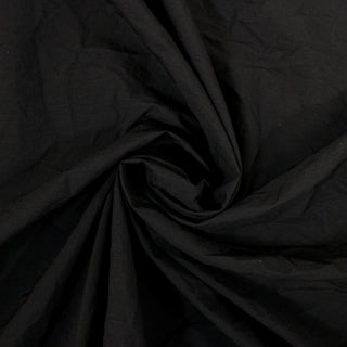 BLACK CRINKLE NYLON