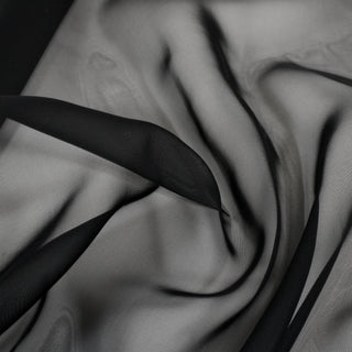 BLACK ORGANZA