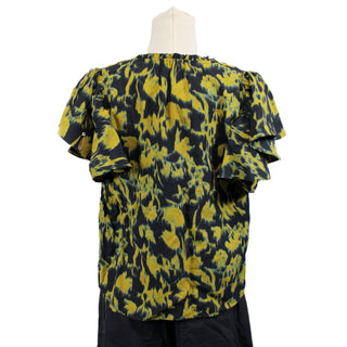 ABSTRACT PRINTED BLOUSE