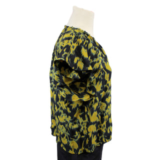 ABSTRACT PRINTED BLOUSE