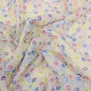 PASTEL EMBROIDERED EYELET