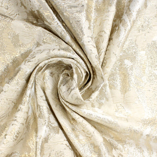 4.5 YARDS CHAMPAGNE SPARKLE JACQUARD