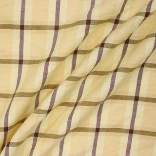 BUTTERY PLAID SHIRTING