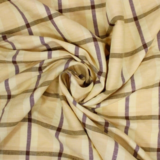BUTTERY PLAID SHIRTING
