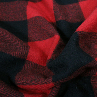 BUFFALO CHECK RED WOOL COATING