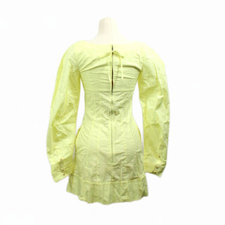 CITRON YELLOW MINI DRESS