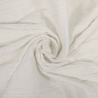 WHITE CRINKLE COTTON