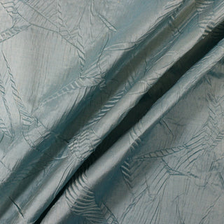 4 YARDS AQUAMARINE CRINKLE TAFFETA UPHOLSTERY