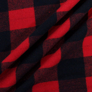 DOUBLE FACED RED WOOL COATING