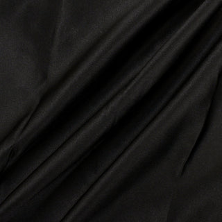 2.75 YARDS BLACK SILK DUCHESS SATIN
