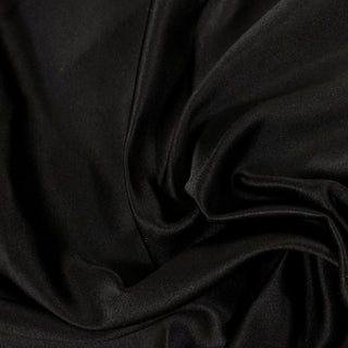 2.75 YARDS BLACK SILK DUCHESS SATIN