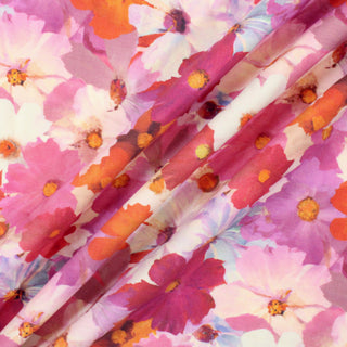FLORAL STRETCH-SILK