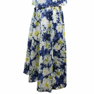 FLORAL MIDI SKIRT