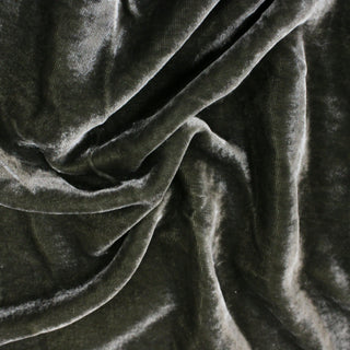 GREEN CRUSHED VELVET