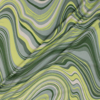 3.5 YARDS GREEN STRIATION STRETCH JERSEY