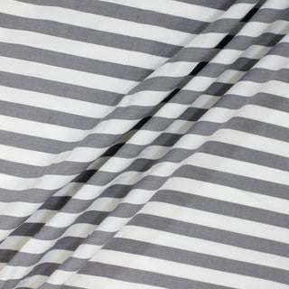 5 YARDS GREY STRIPE SHIRTING