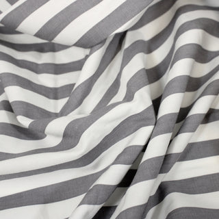 5 YARDS GREY STRIPE SHIRTING