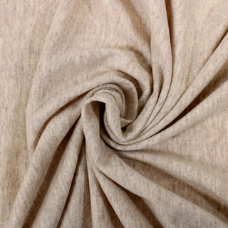 HEATHERED OAT WOOL JERSEY