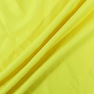 5.75 YARDS HIGHLIGHTER YELLOW CHARMELAINE ITALIAN WOOL