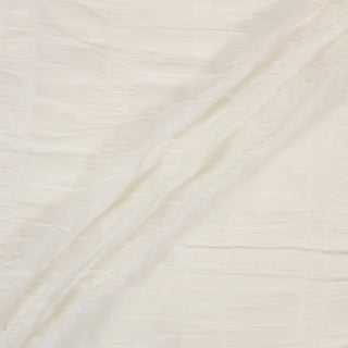 4 YARDS IVORY SMOCKED COTTON