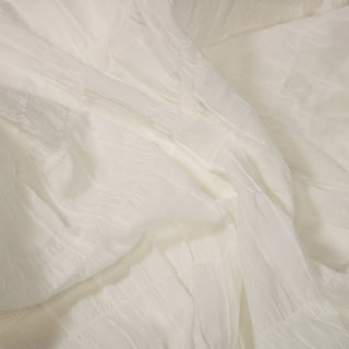 4 YARDS IVORY SMOCKED COTTON