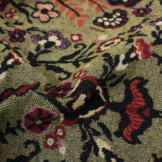 4 YARDS FLORAL JACQUARD UPHOLSTERY