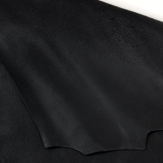 JET BLACK COWHIDE