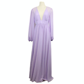 LONG SLEEVE LILAC DRESS
