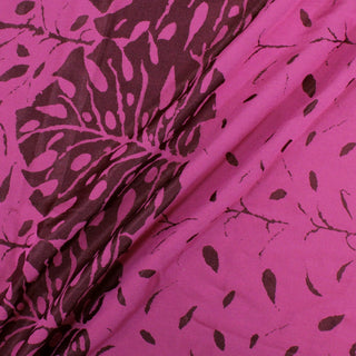 MAGENTA BOTANICAL JACQUARD
