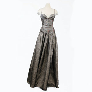 METALLIC FOIL DRESS