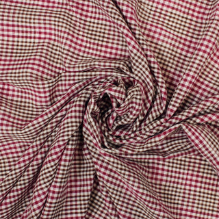 MULBERRY AND BROWN GINGHAM