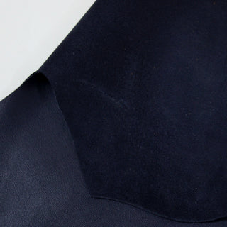 NAVY PEBBLED CALFSKIN HIDE