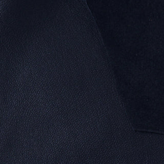NAVY PEBBLED CALFSKIN HIDE
