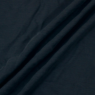 Three lines draped of a navy twill shirting.