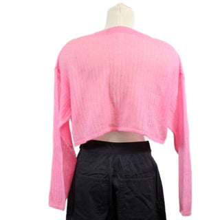 PINK CROPPED SWEATER