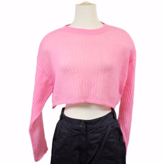 PINK CROPPED SWEATER