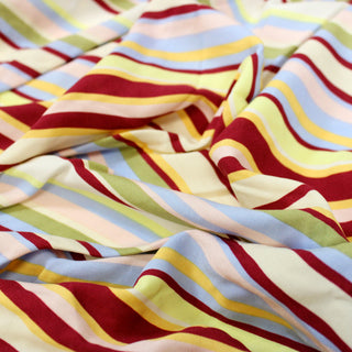CREAMSICLE STRIPED RAYON